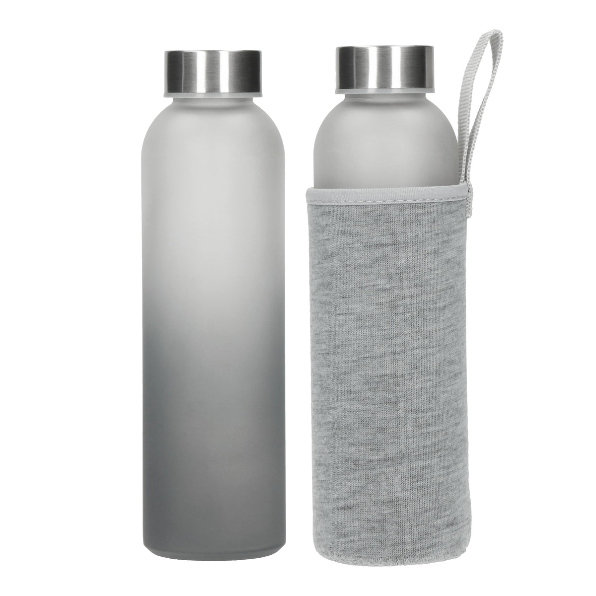Glasflasche mit Hülle „Iced“ 0,45 l