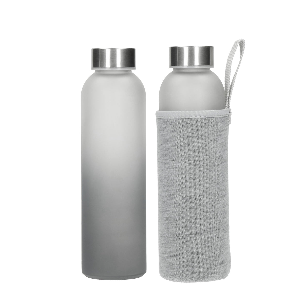 Glasflasche mit Hülle „Iced“ 0,45 l