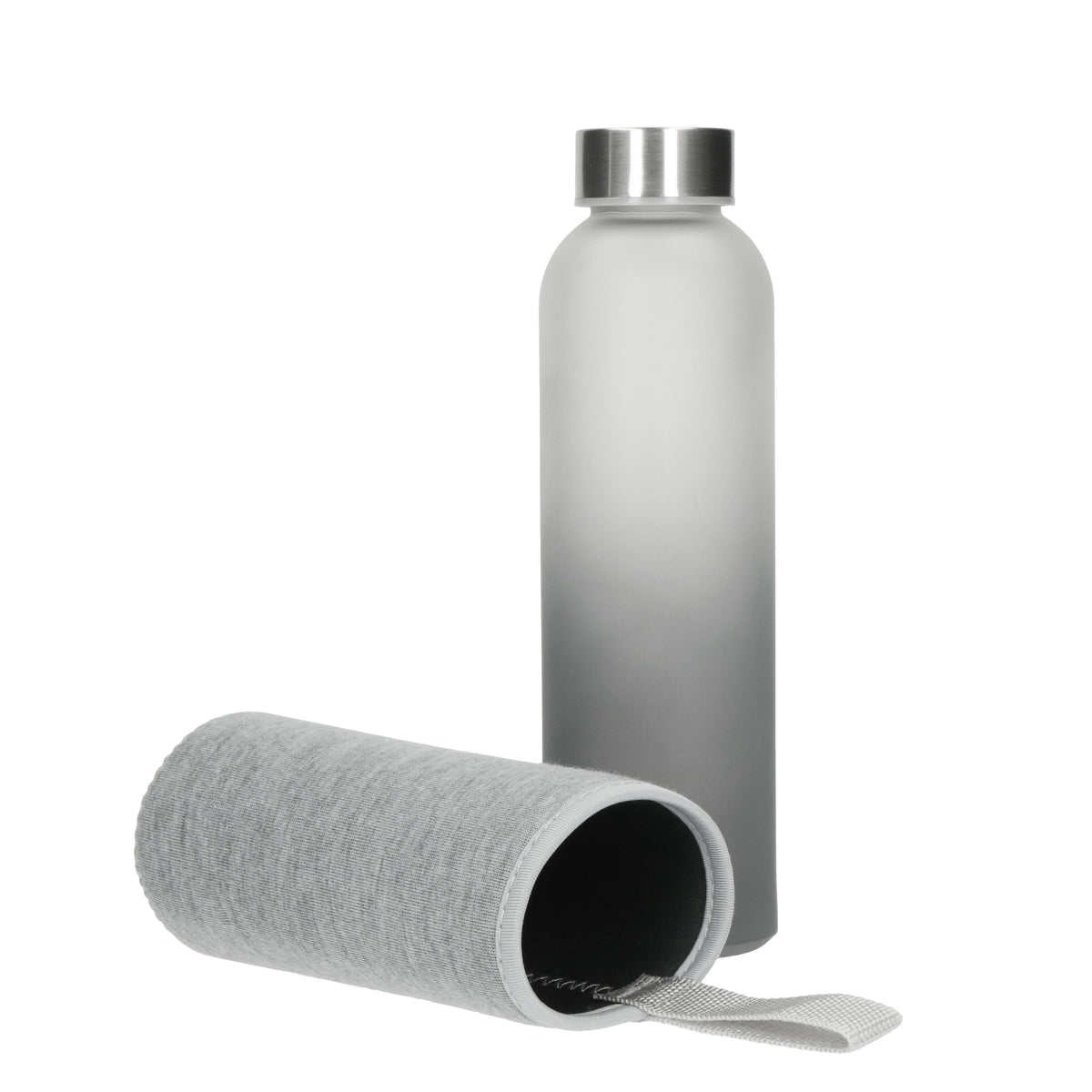 Glasflasche mit Hülle „Iced“ 0,45 l