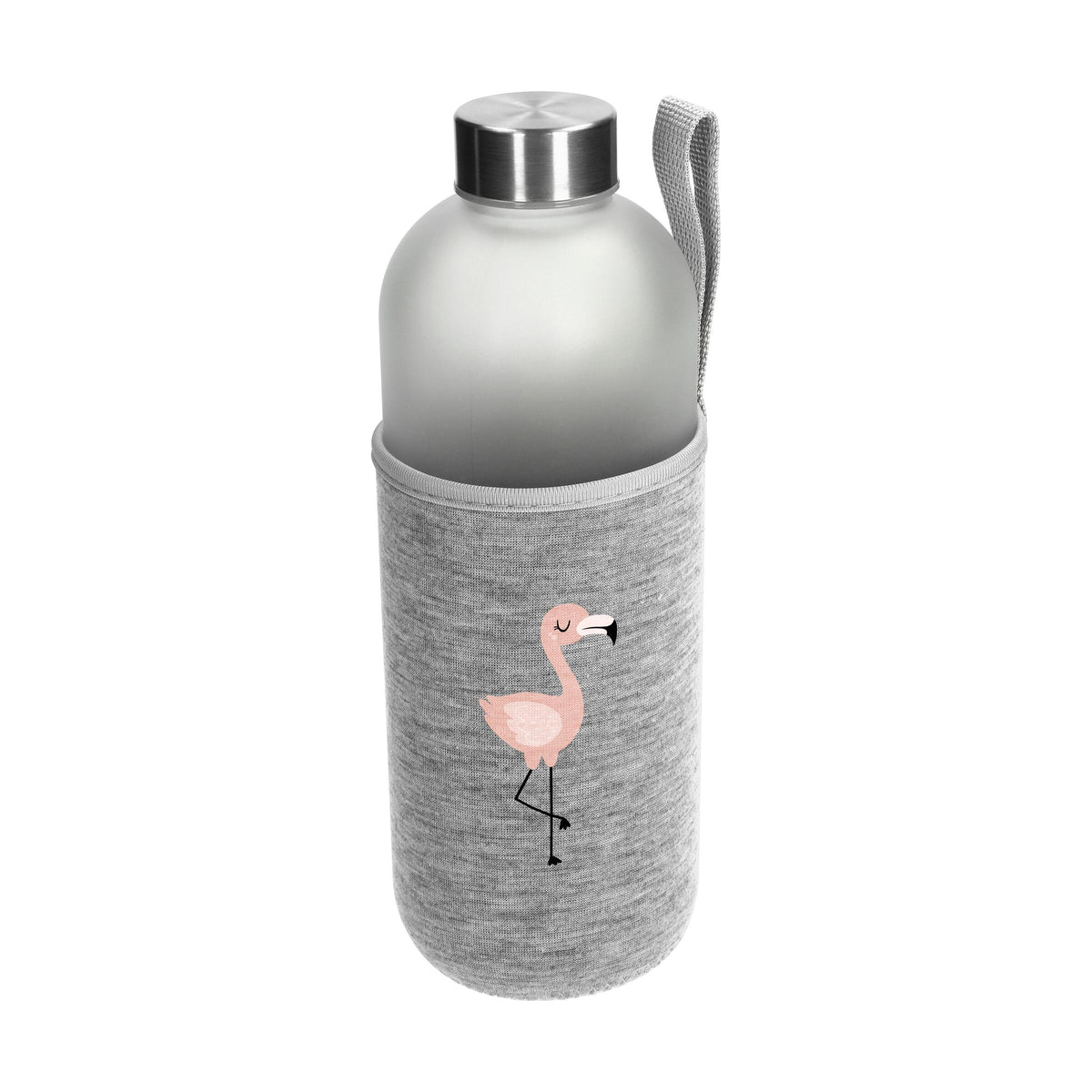 Glasflasche mit Hülle „Iced“ 1,0 l