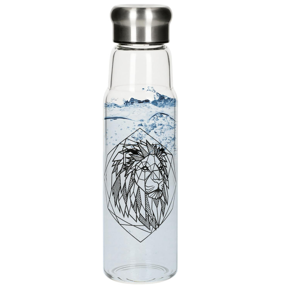 Glasflasche mit Hülle „Life“ 0,55 l