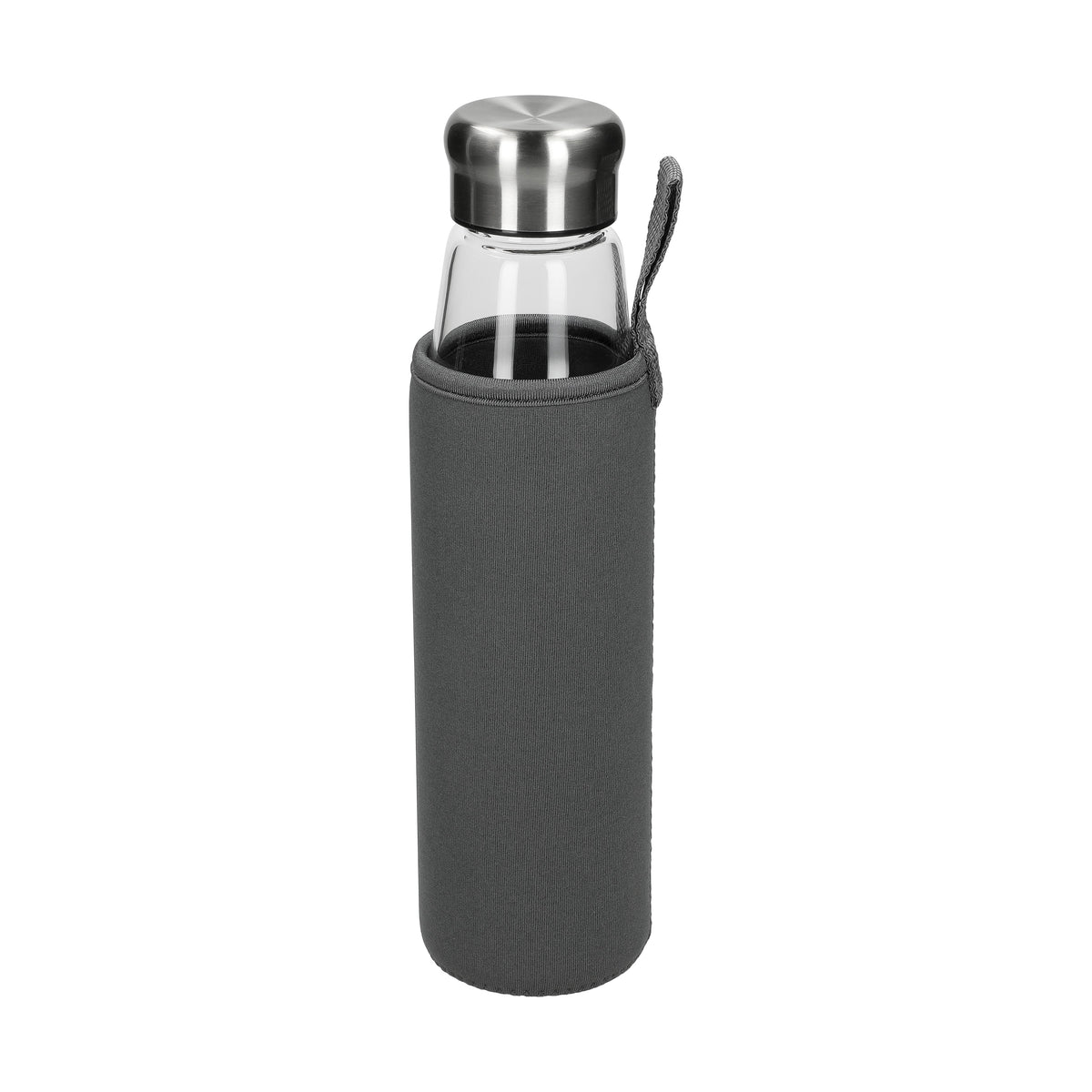 Glasflasche mit Hülle „Life“ 0,7 l – Transparent