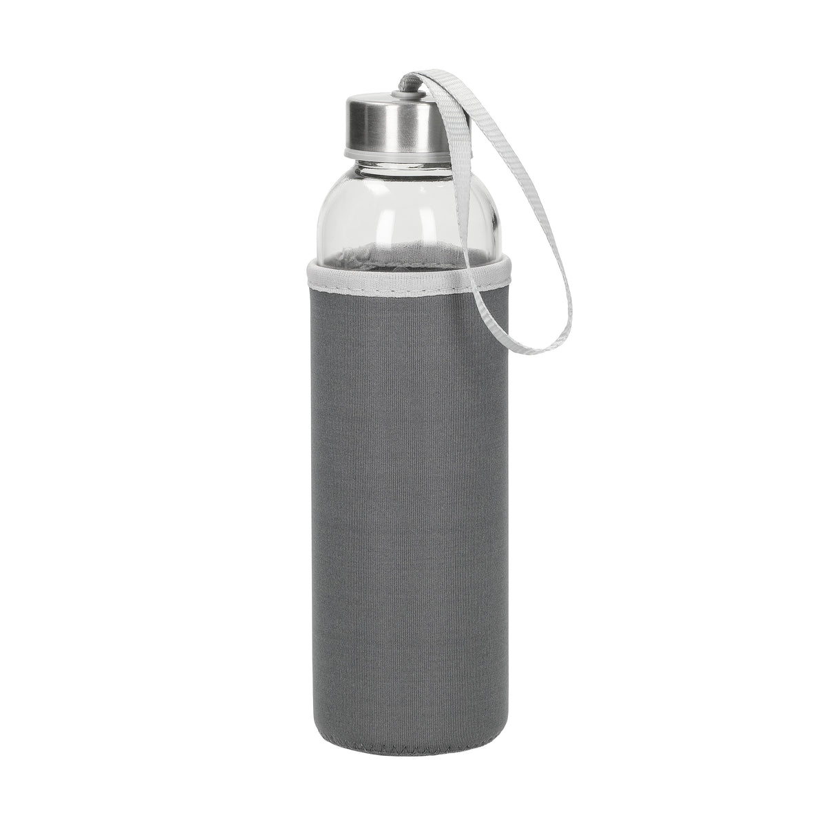 Glasflasche mit Hülle „Pure“, 0,5l