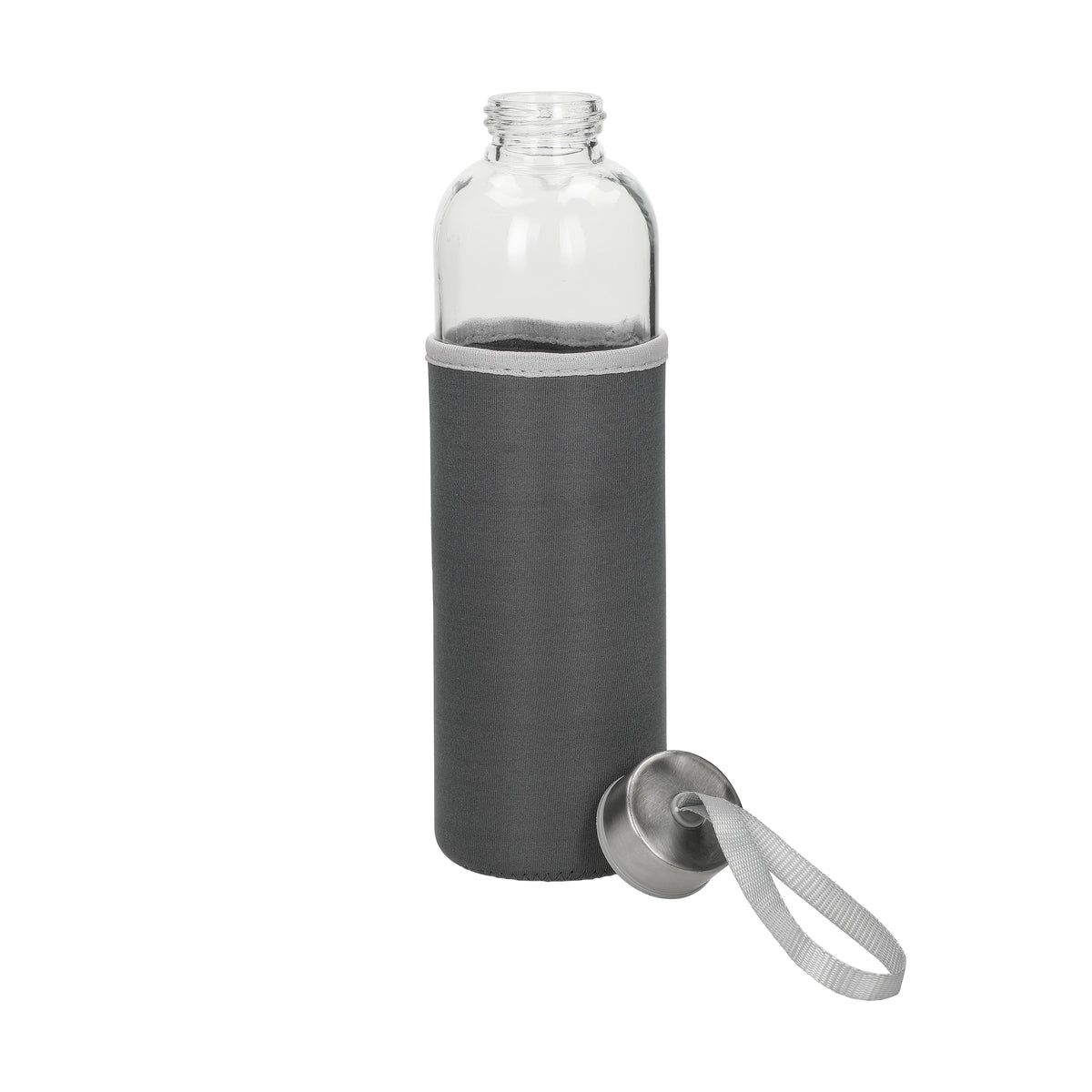 Glasflasche mit Hülle „Pure“, 0,7l
