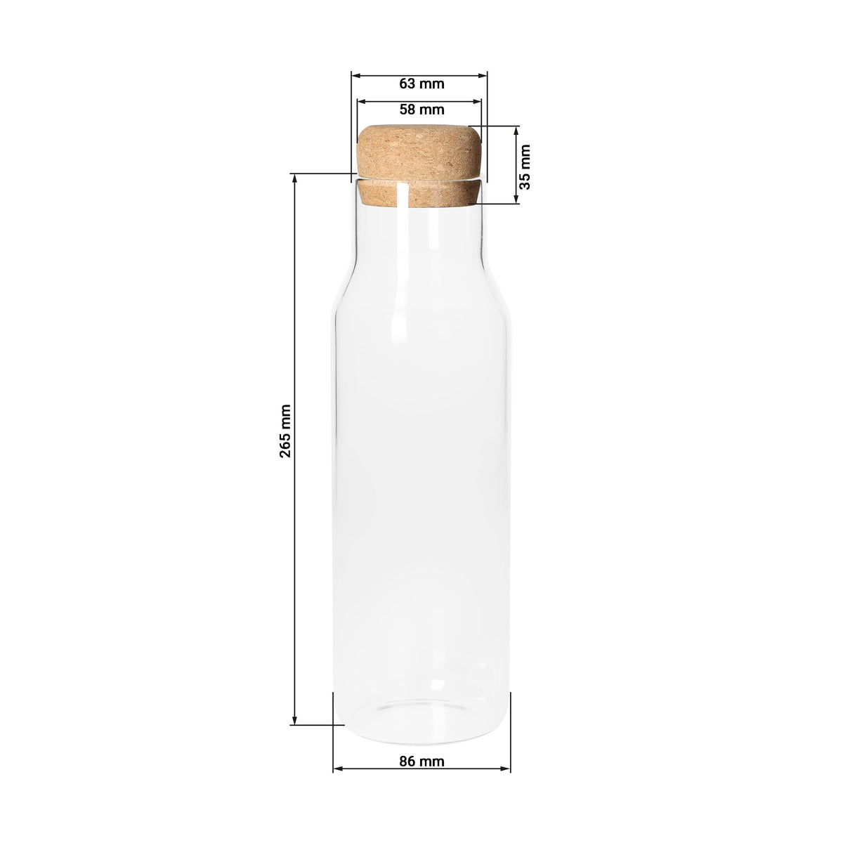 Glaskaraffe „Pour“, 1,1 l