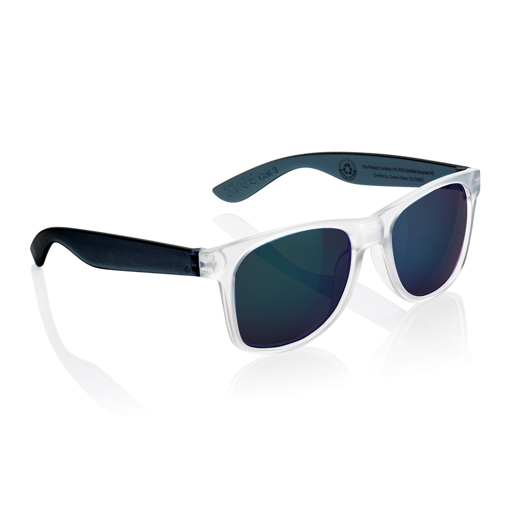 Gleam Sonnenbrille aus RCS rec. PC mit verspiegelten Gläsern – blau