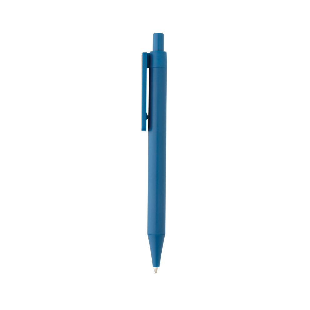 GRS rABS Stift mit Bambus-Clip – blau