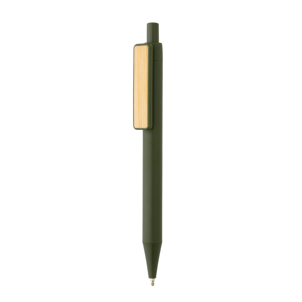 GRS rABS Stift mit Bambus-Clip – grün
