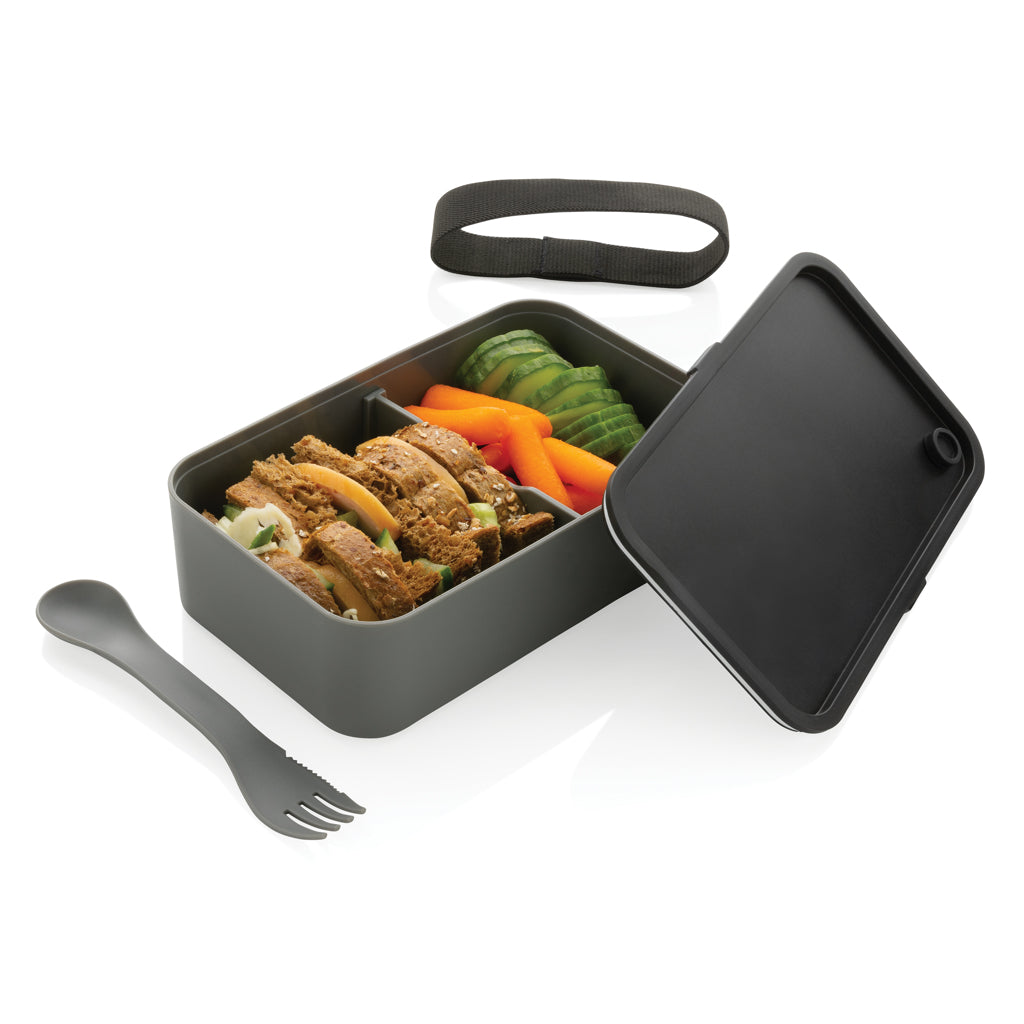 GRS RPP Lunchbox mit Göffel – grau
