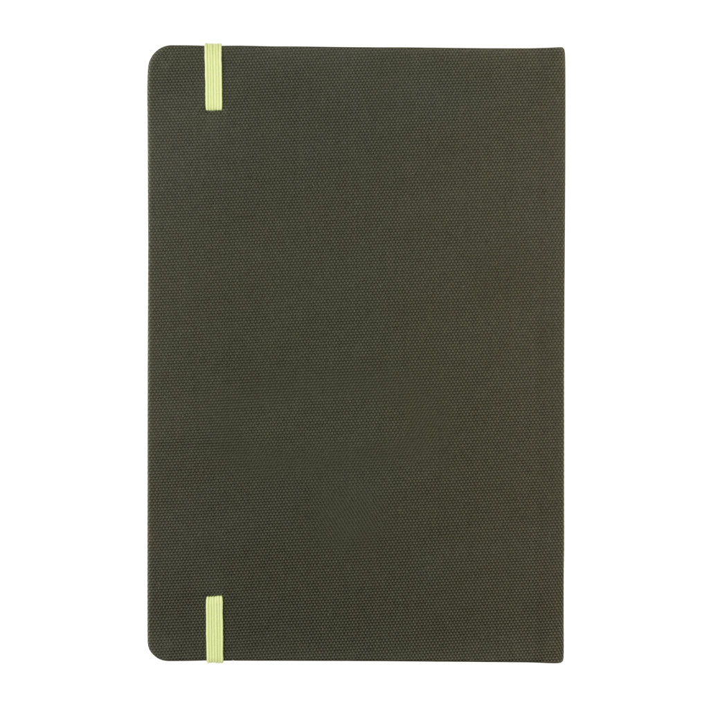GRS-zertifiziertes rPET-A5-Notizbuch – grün