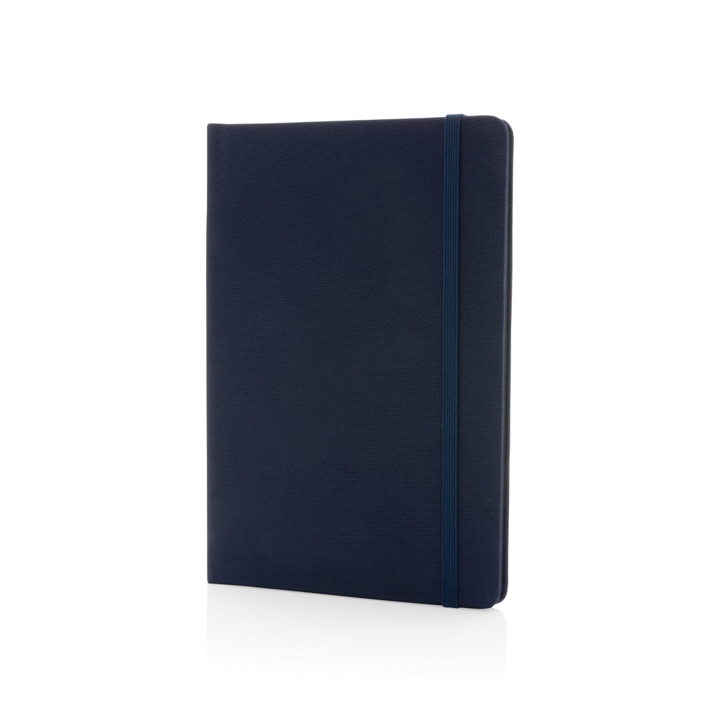 GRS-zertifiziertes rPET-A5-Notizbuch – navy blau