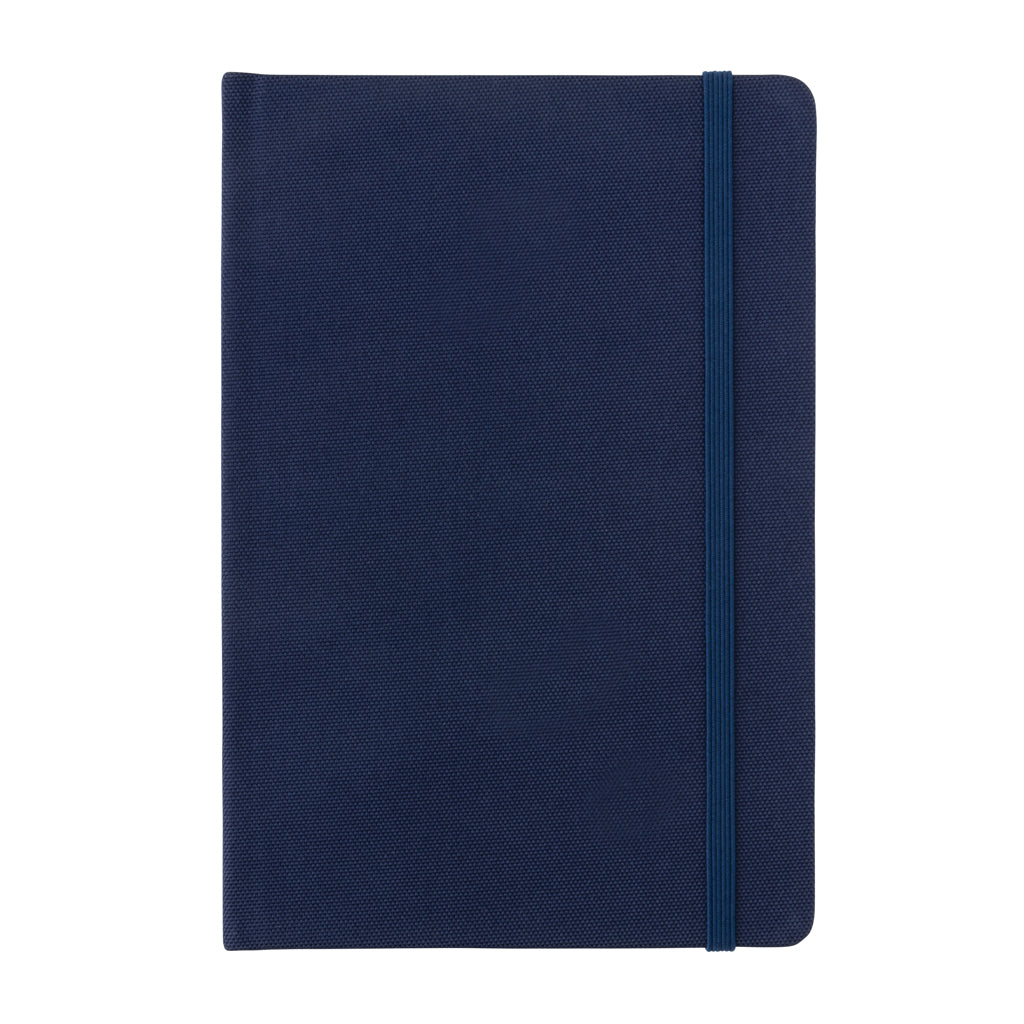 GRS-zertifiziertes rPET-A5-Notizbuch – navy blau