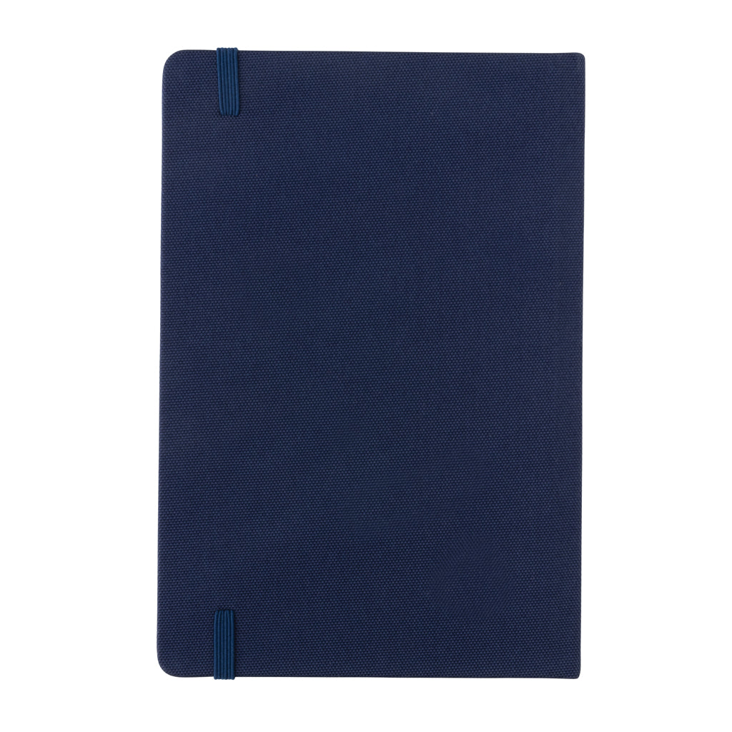 GRS-zertifiziertes rPET-A5-Notizbuch – navy blau