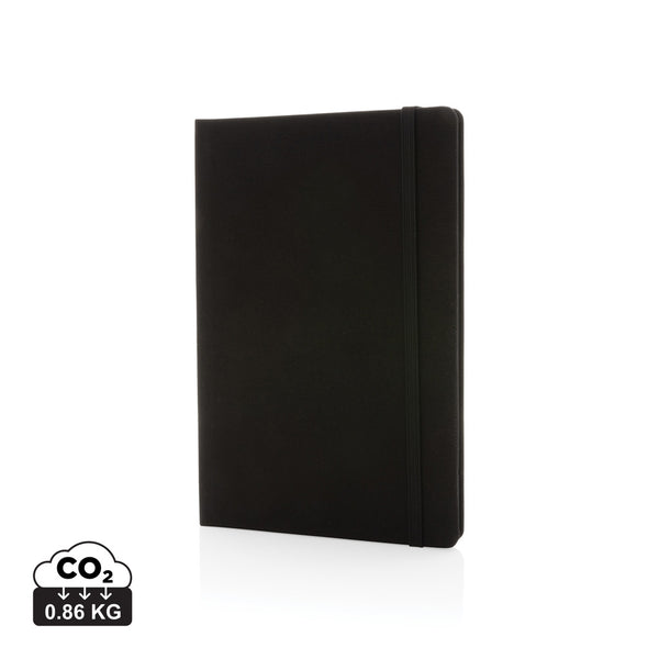 GRS-zertifiziertes rPET-A5-Notizbuch mit Logo bedrucken