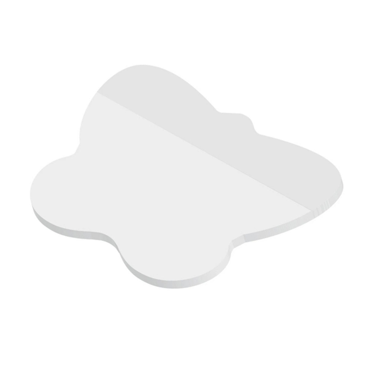 Haftnotizen in Schmetterlingsform mit Logo