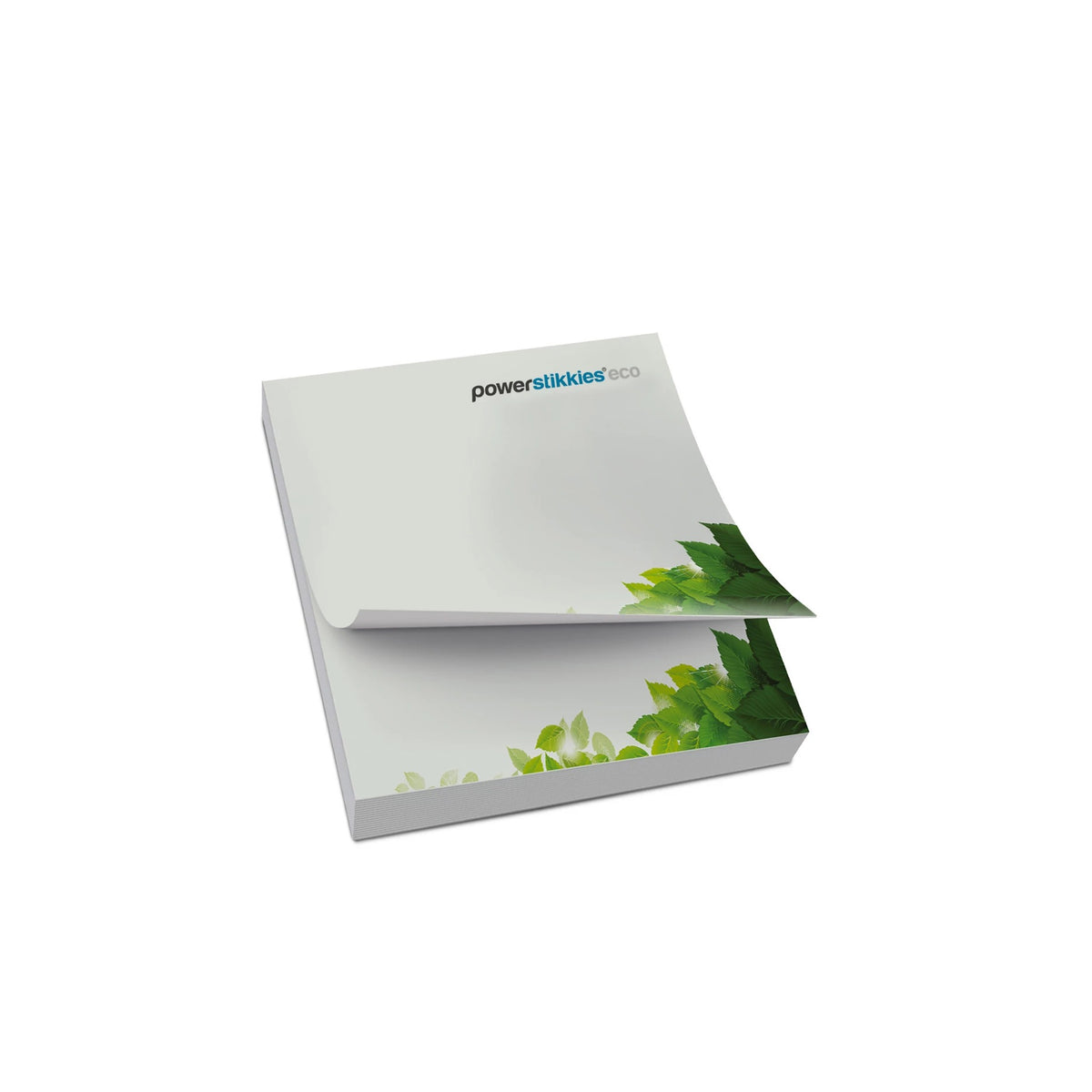 Haftnotizen naturweiß 70 x 70 mm mit Logo