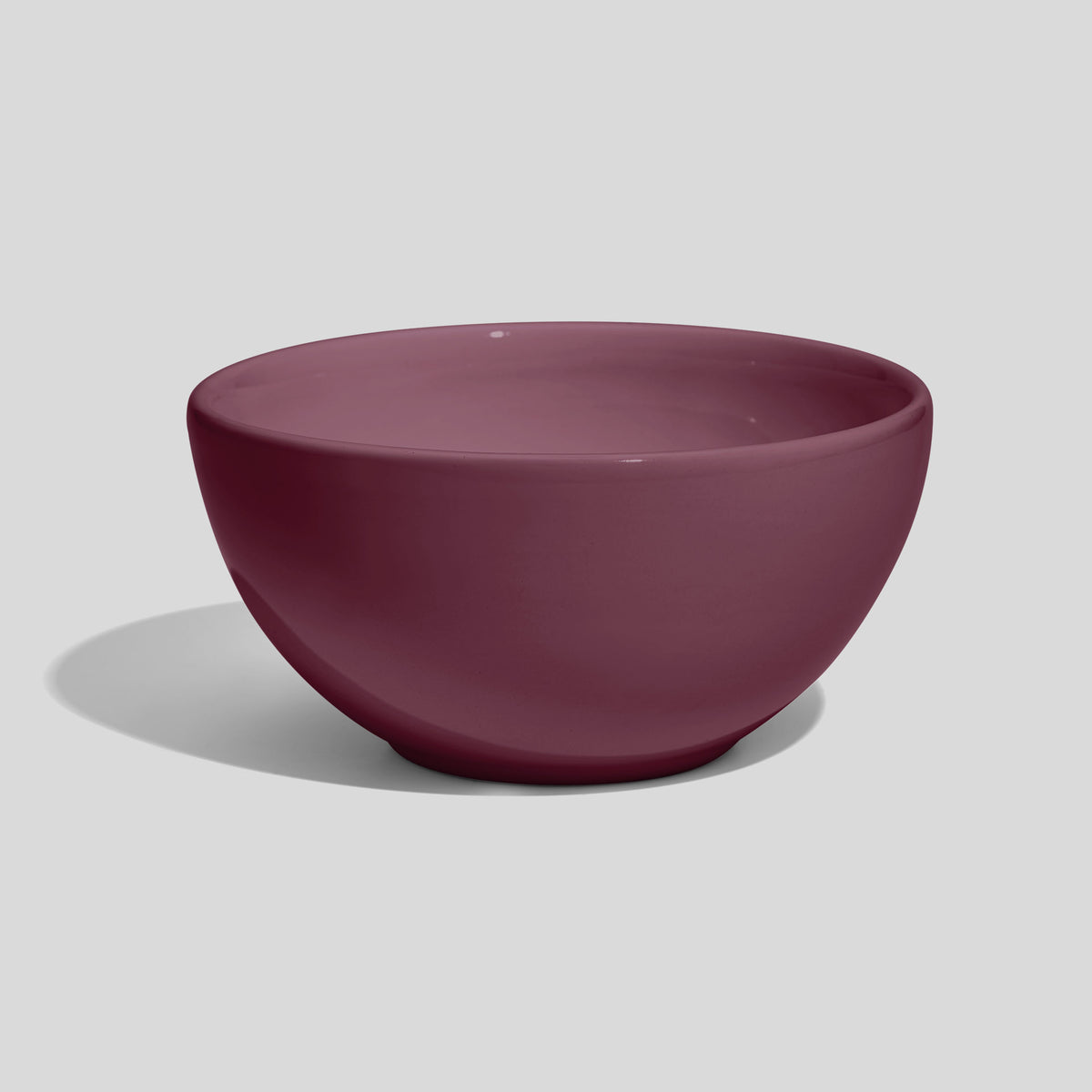 Halbkugelige Keramikschale 520 ml mit 14 cm Durchmesser – Mauve