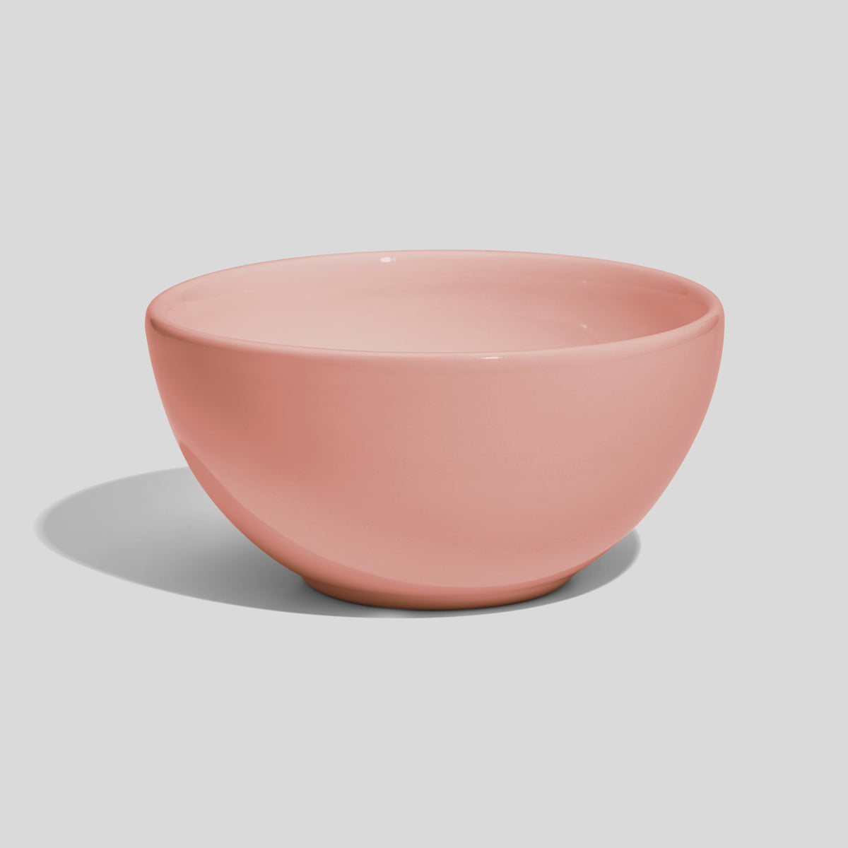 Halbkugelige Keramikschale 520 ml mit 14 cm Durchmesser – Rosa