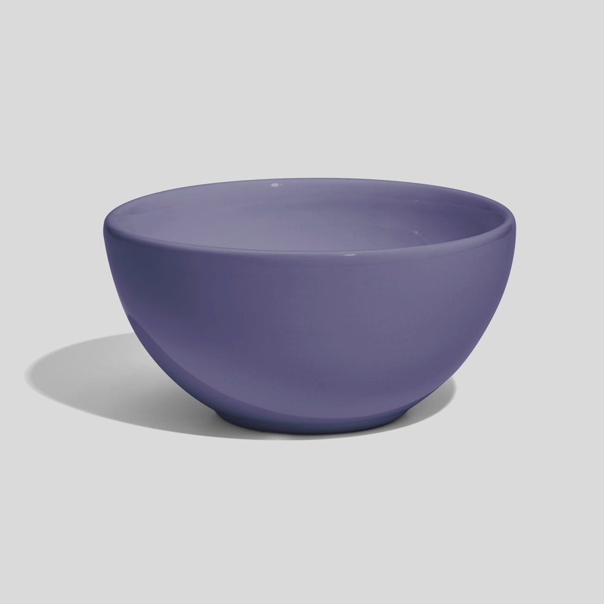 Halbrunde Keramikschale 280 ml mit Fußring – Lavendel