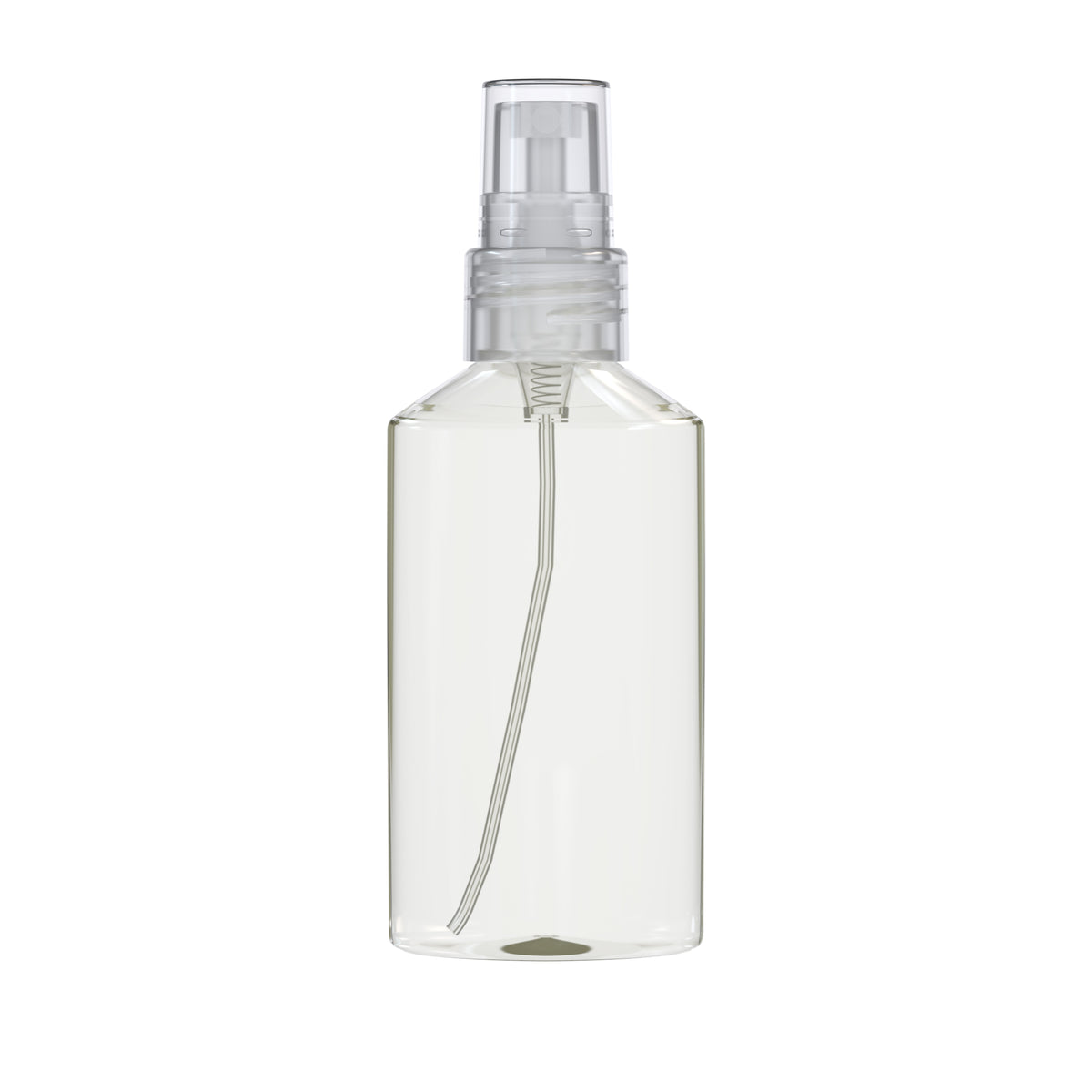 Handreinigungsspray 50 ml Sprühflasche mit Etikett rundum