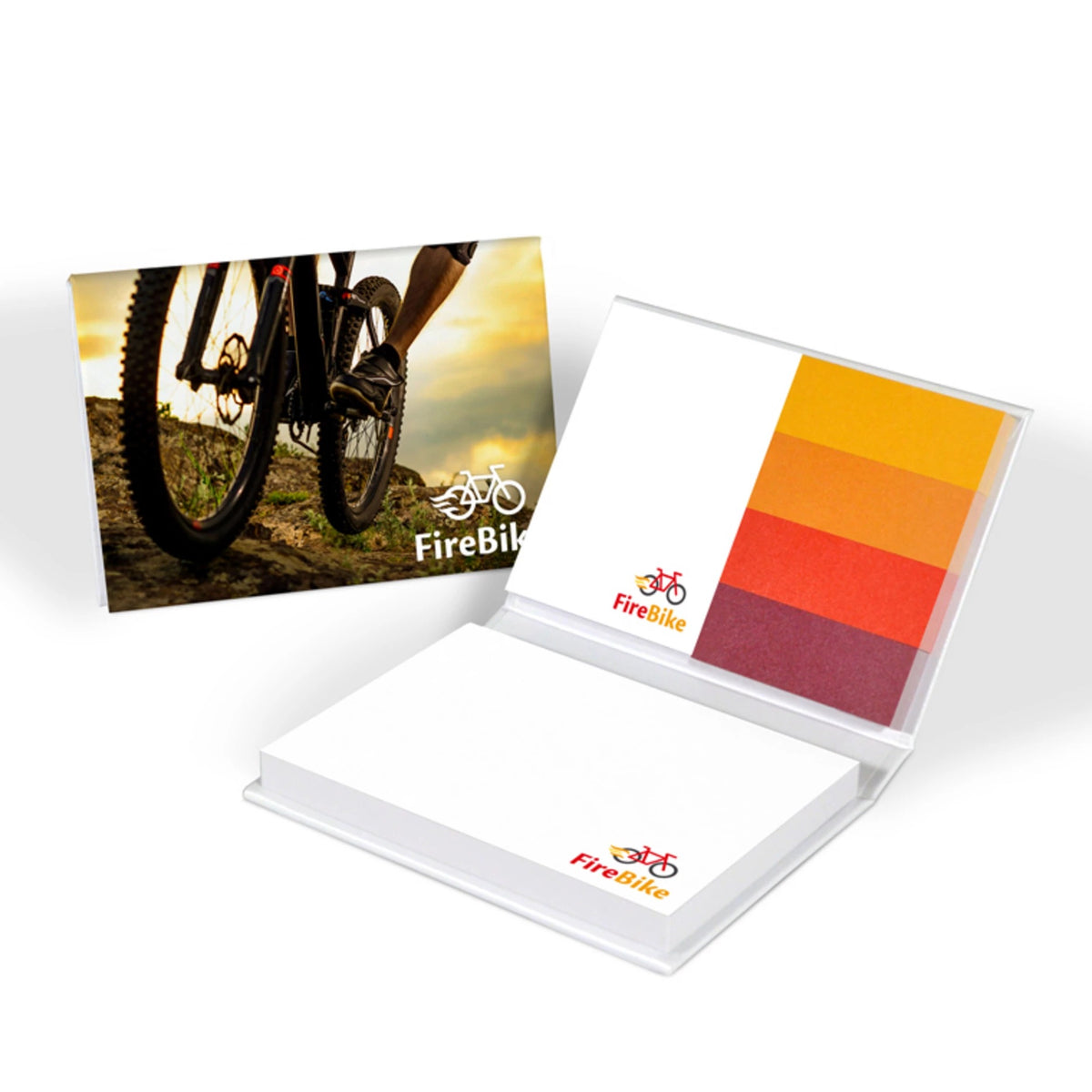 Hardcover Set 105 x 75 x 18 mm mit Papiermarkern bedrucken
