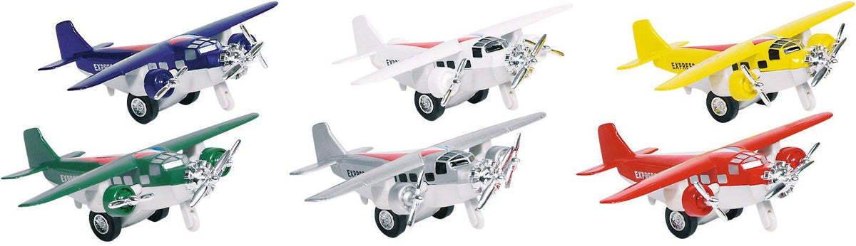 Hochdecker Flugzeuge aus Spritzguss 14 cm von goki – Ansicht
