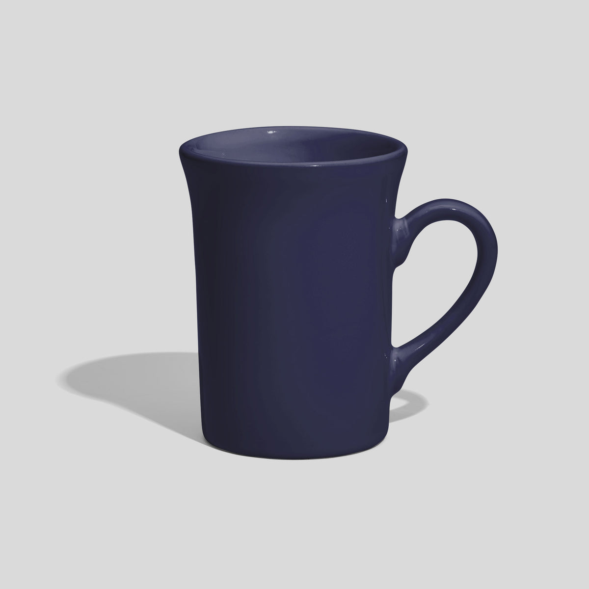 Hohe Keramiktasse 220 ml mit ausgestelltem Rand – Marineblau