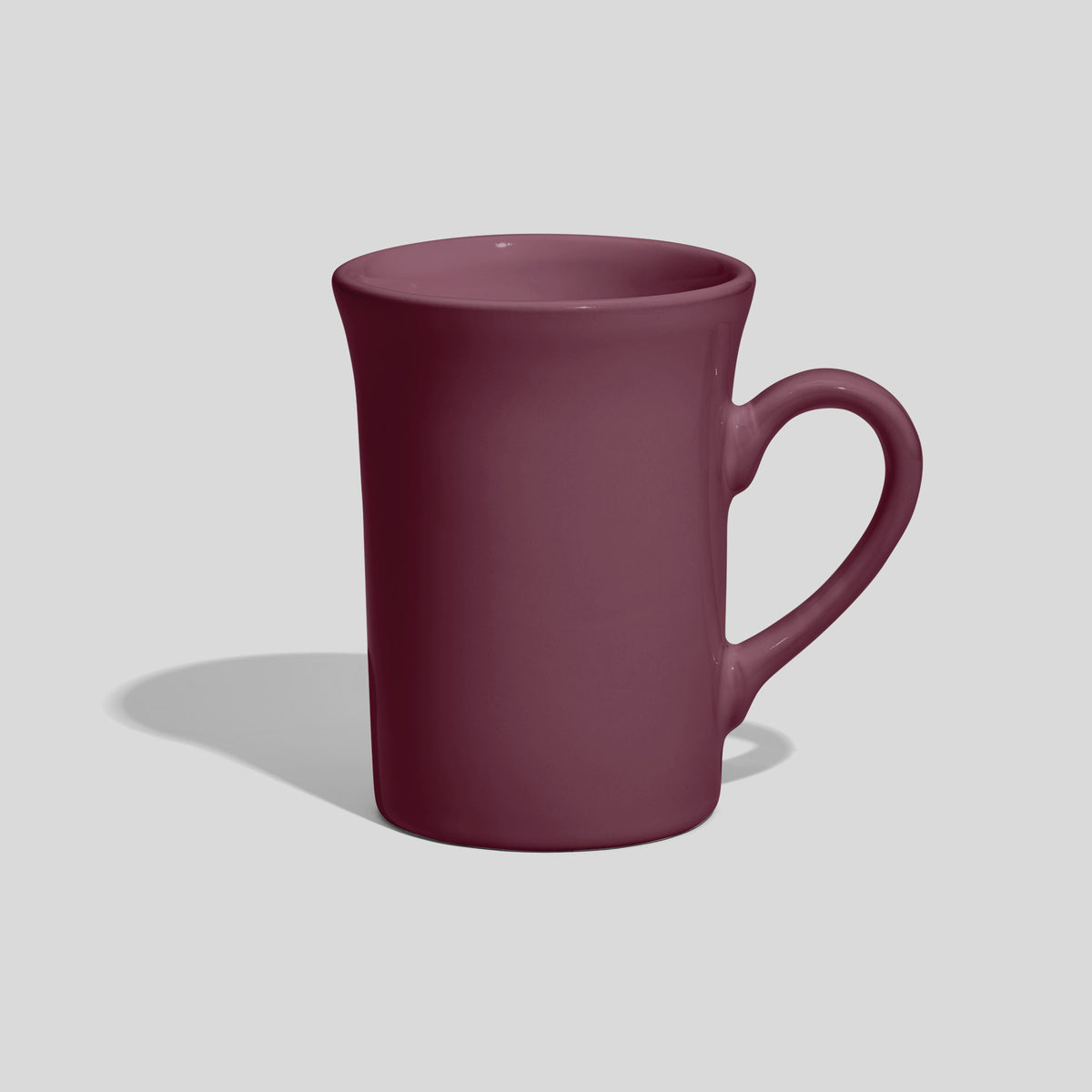 Hohe Keramiktasse 220 ml mit ausgestelltem Rand – Mauve