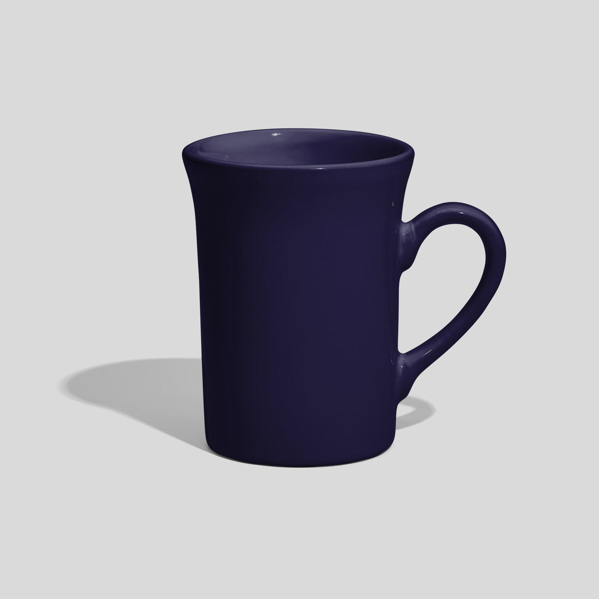 Hohe Keramiktasse 220 ml mit ausgestelltem Rand – Nachtblau