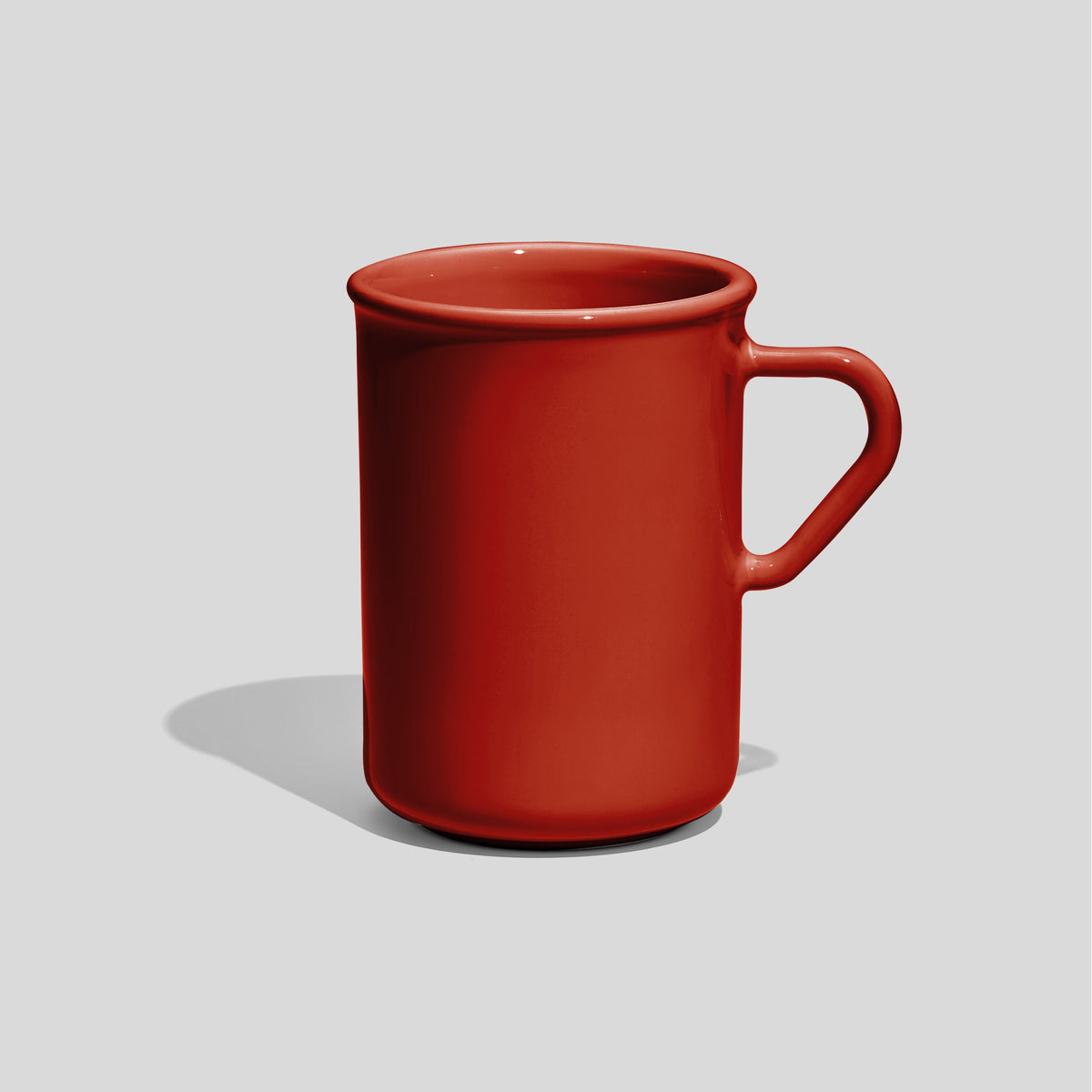 Hohe Keramiktasse 320 ml mit Dreieckshenkel