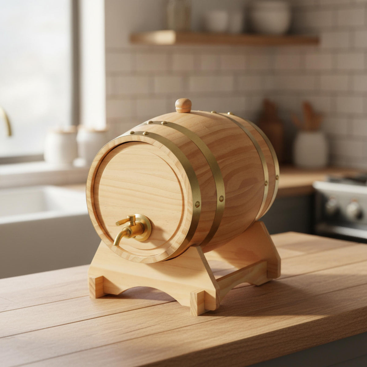 Holzfass „Timber“, 5 l