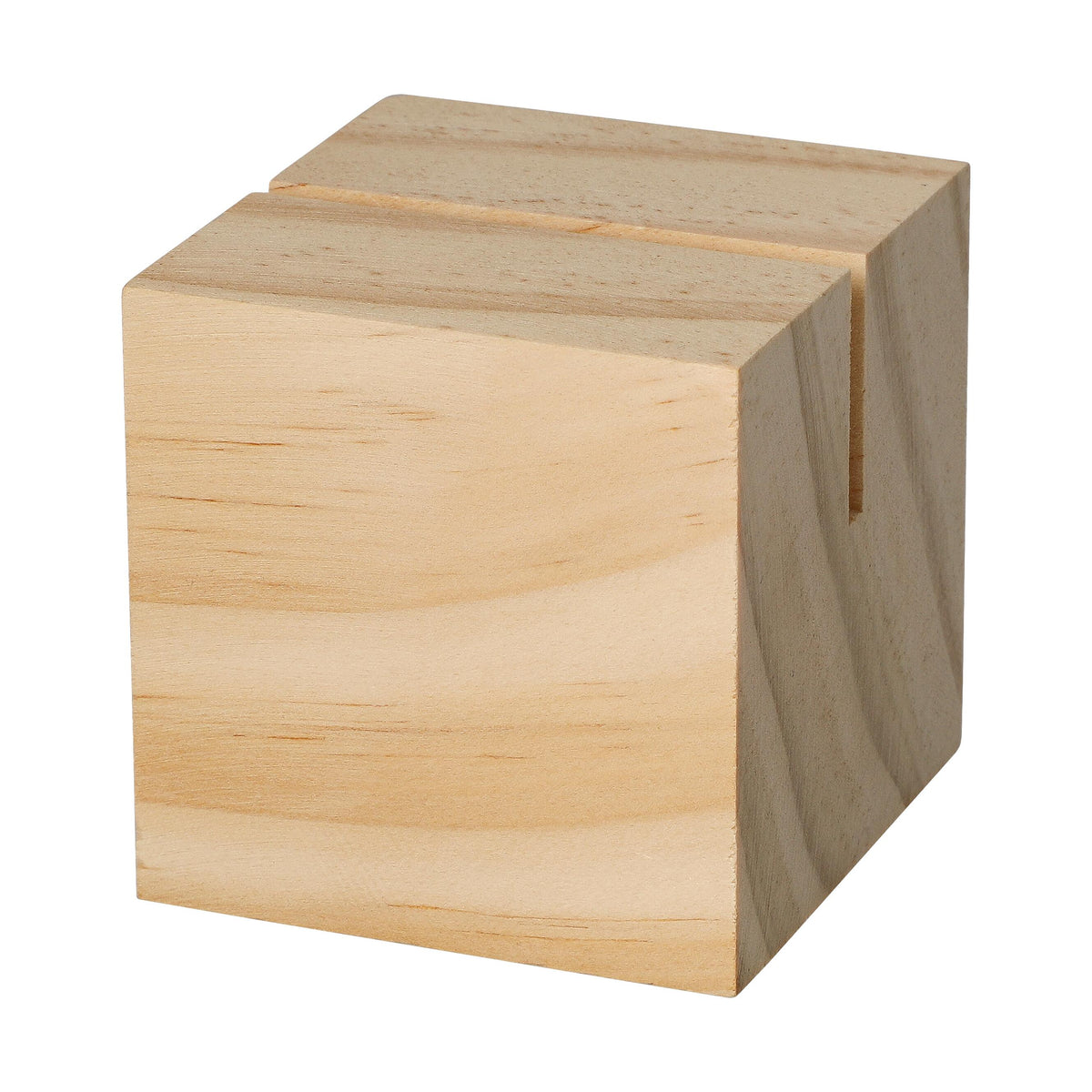 Holzmenükartenhalter „Cube“ – Natur (01401)