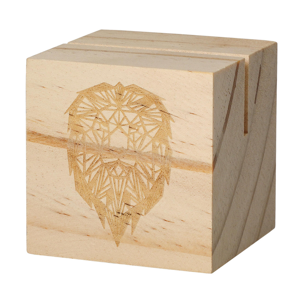 Holzmenükartenhalter „Cube“