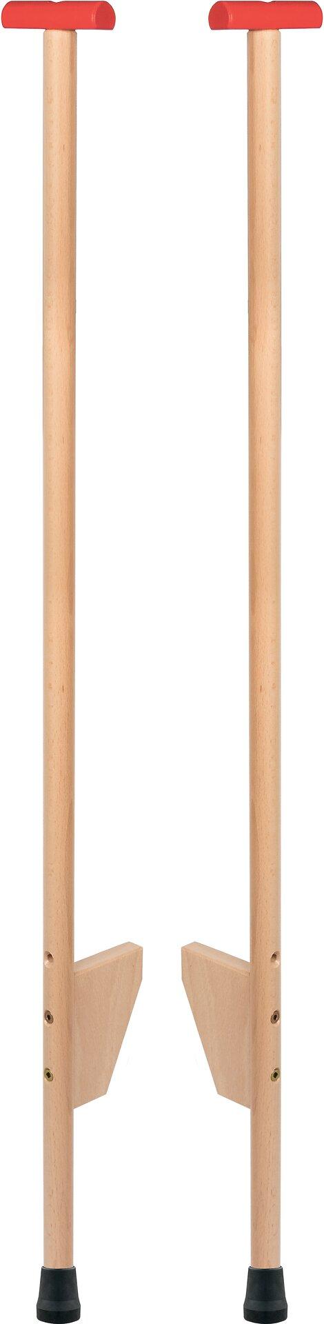 Holzstelzen mit verstellbarer Tritthöhe von goki