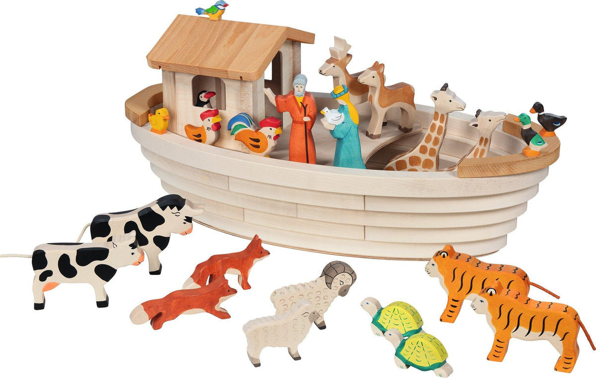 HOLZTIGER Arche Noah aus Holz, 69,5 cm – Gesamtansicht
