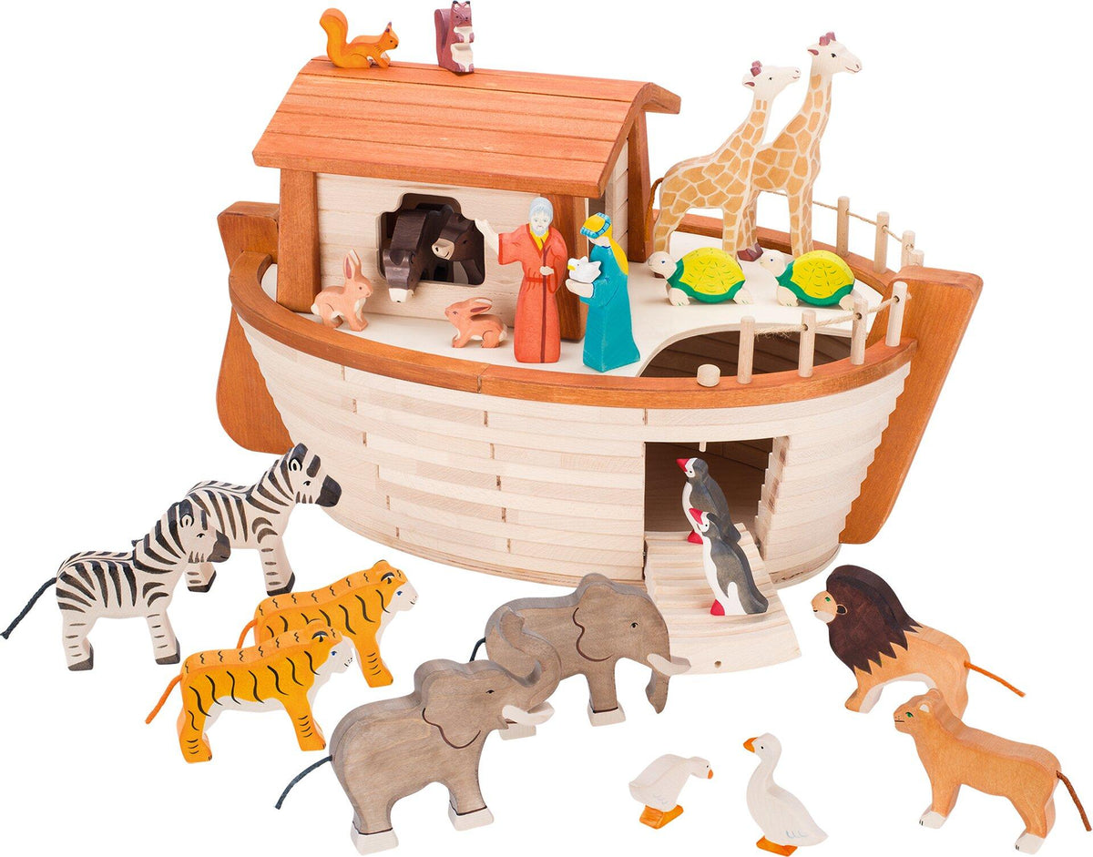 HOLZTIGER Arche Noah aus Holz, 75 cm – Ansicht