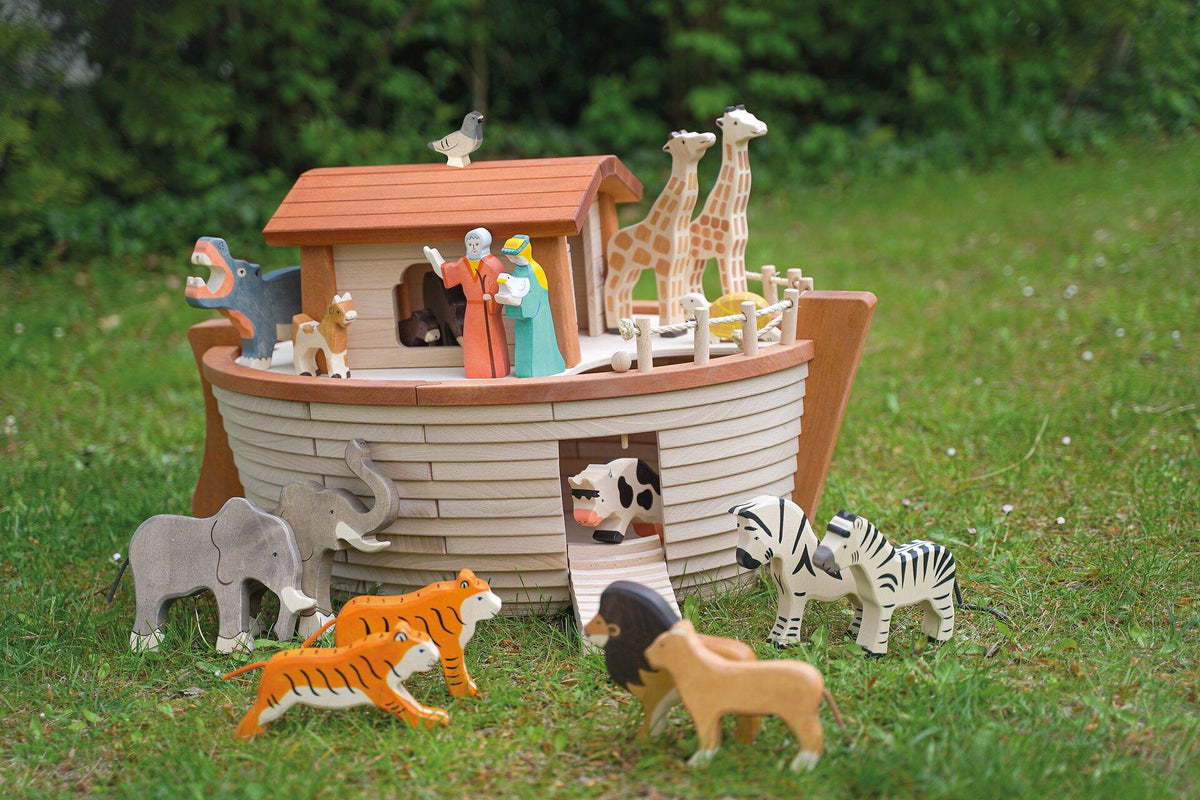 HOLZTIGER Arche Noah aus Holz, 75 cm – dritte Ansicht