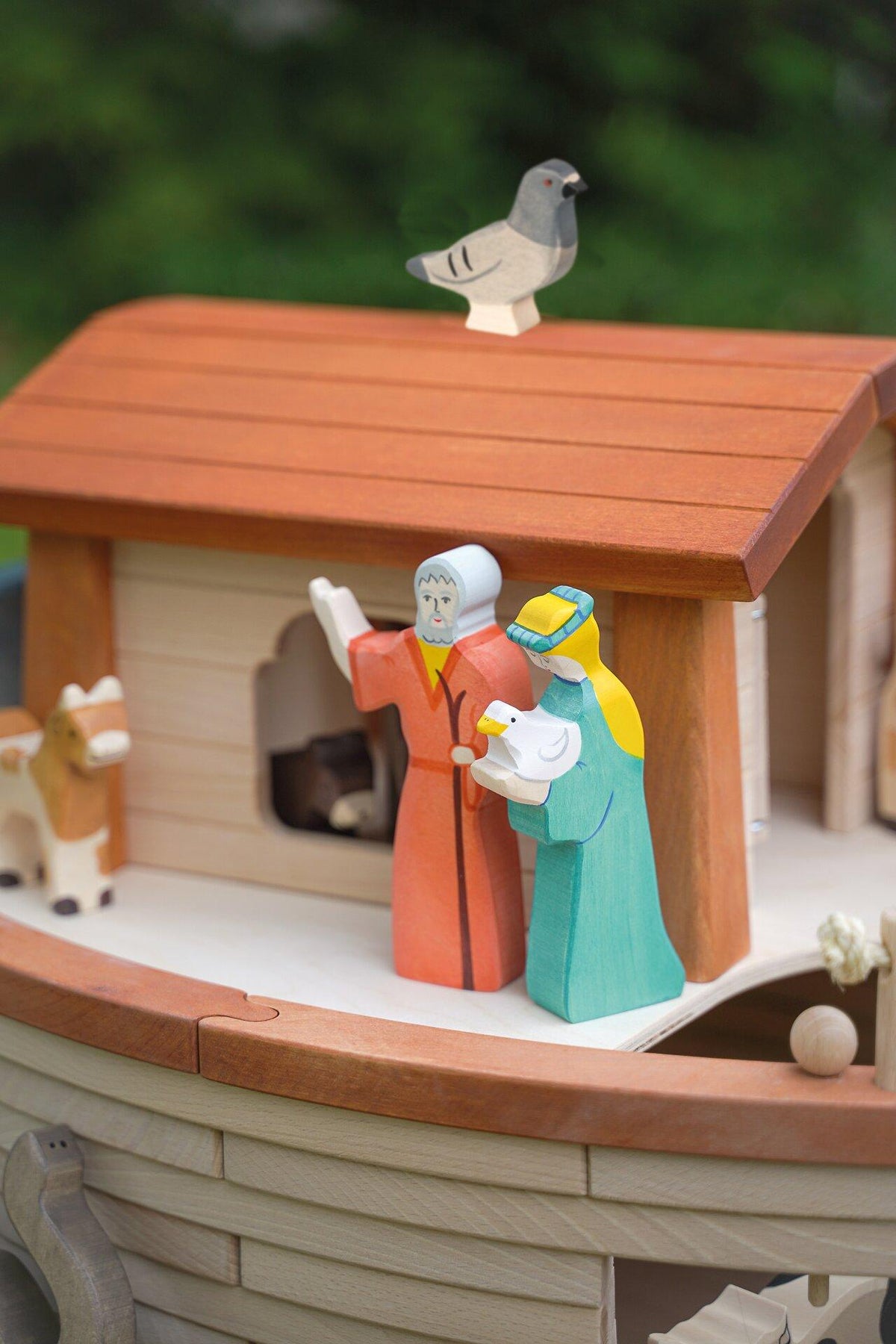 HOLZTIGER Arche Noah aus Holz, 75 cm – sechste Ansicht
