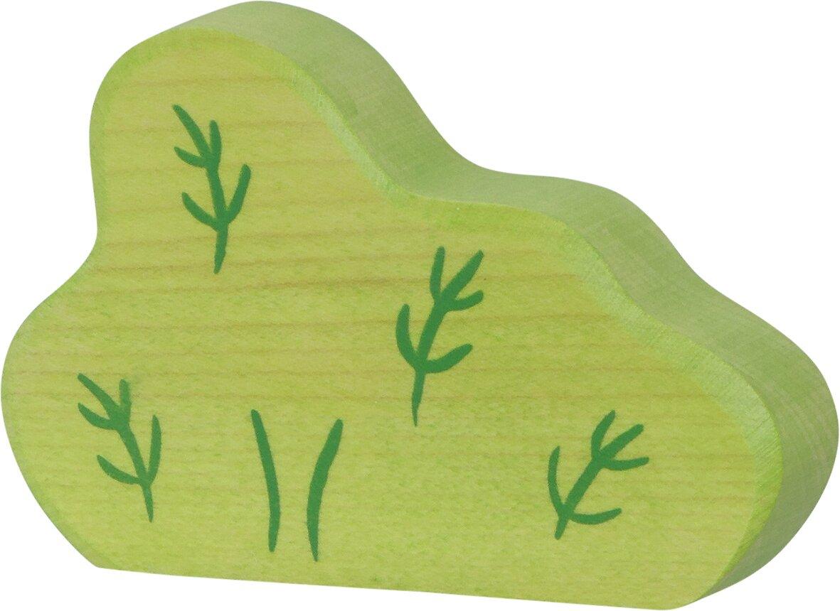 HOLZTIGER Holzfigur Busch in Hellgrün