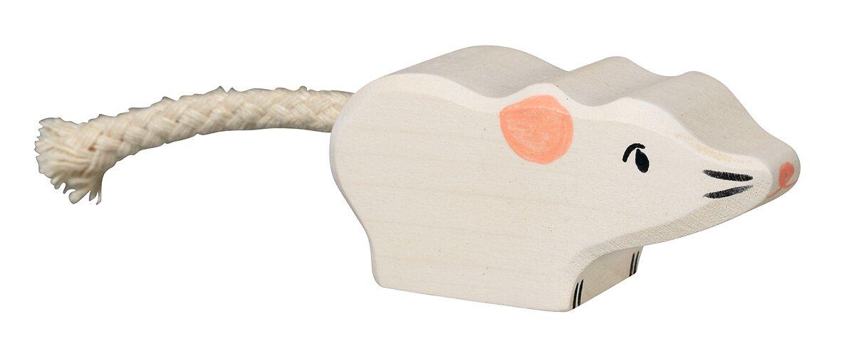 HOLZTIGER Holzmaus klein für den Bauernhof