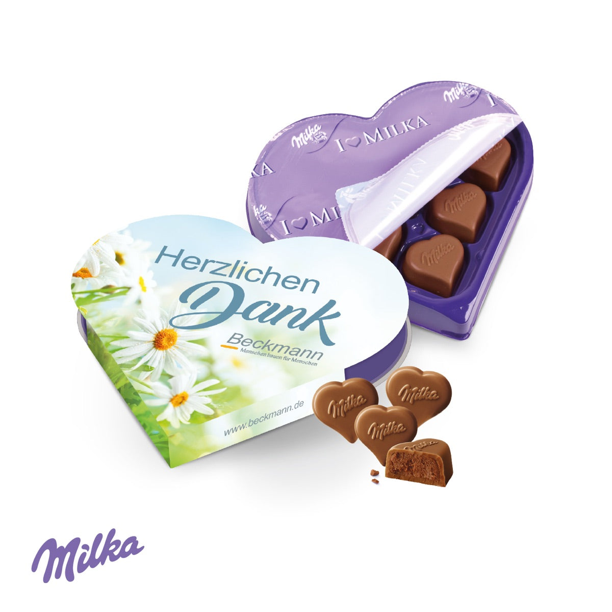 I LOVE MILKA Herz