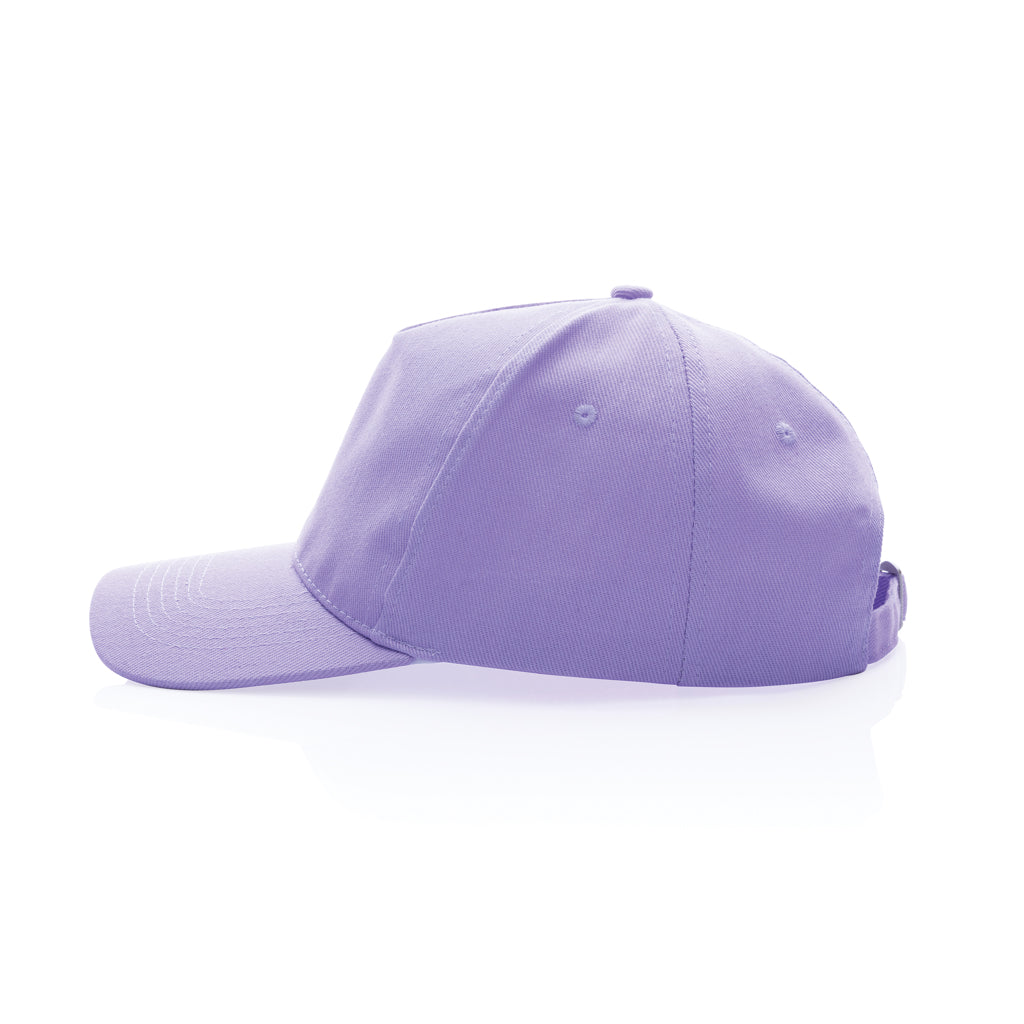 Impact 5 Panel Kappe aus 280gr rCotton mit AWARE™ Tracer – lavender