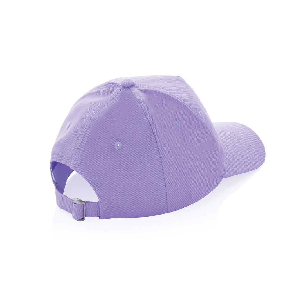 Impact 5 Panel Kappe aus 280gr rCotton mit AWARE™ Tracer – lavender
