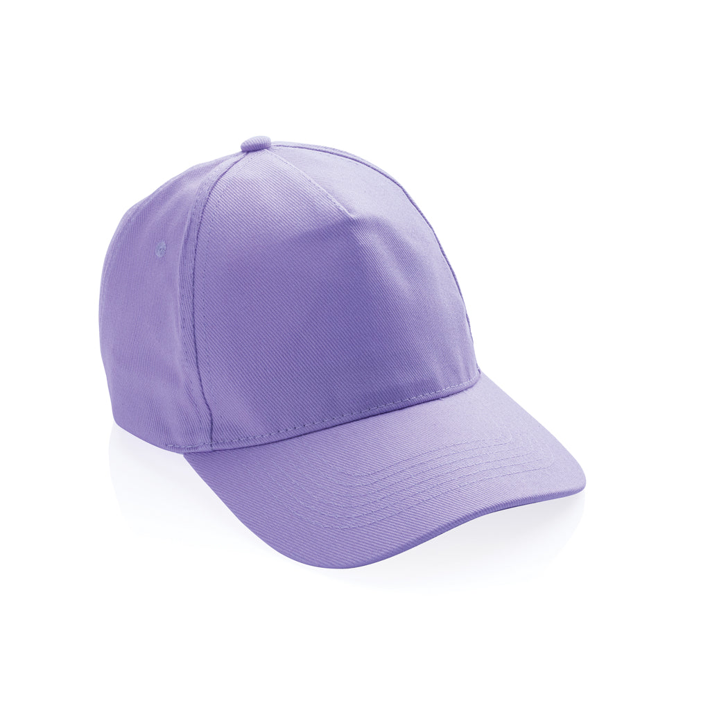 Impact 5 Panel Kappe aus 280gr rCotton mit AWARE™ Tracer – lavender