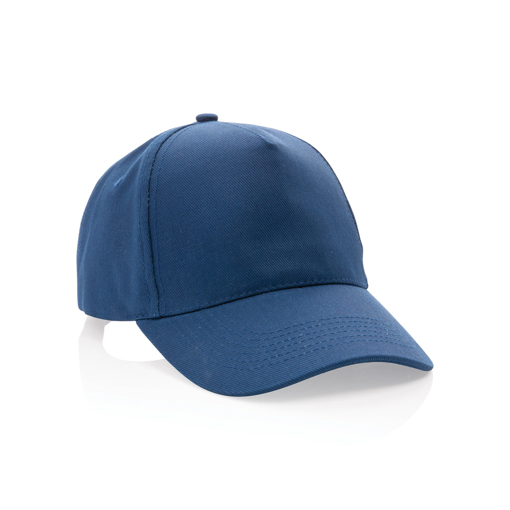 Impact 5 Panel Kappe aus 280gr rCotton mit AWARE™ Tracer – navy blau