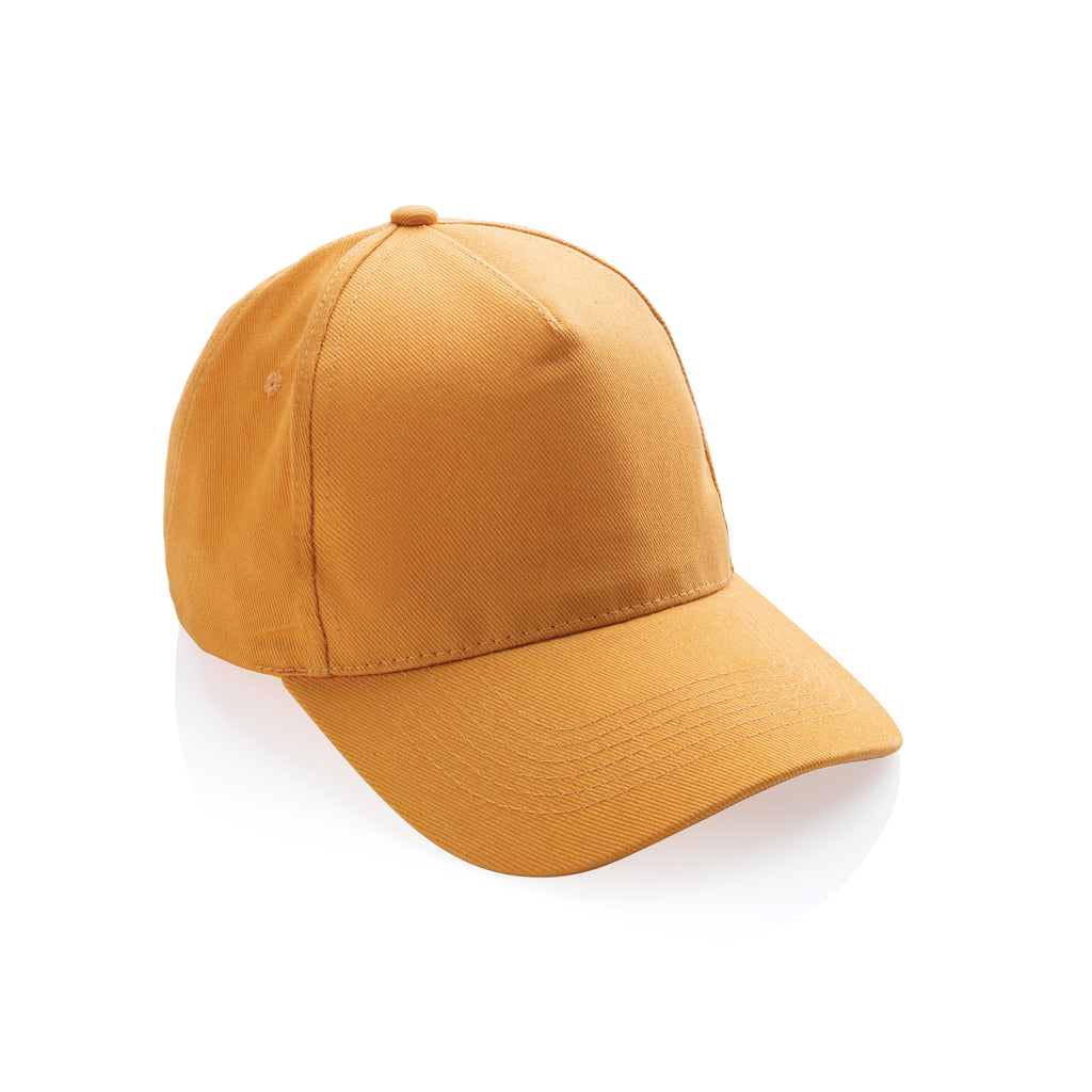 Impact 5 Panel Kappe aus 280gr rCotton mit AWARE™ Tracer – sundial orange