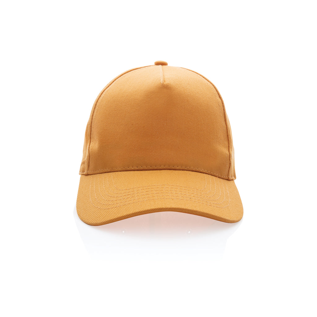 Impact 5 Panel Kappe aus 280gr rCotton mit AWARE™ Tracer – sundial orange