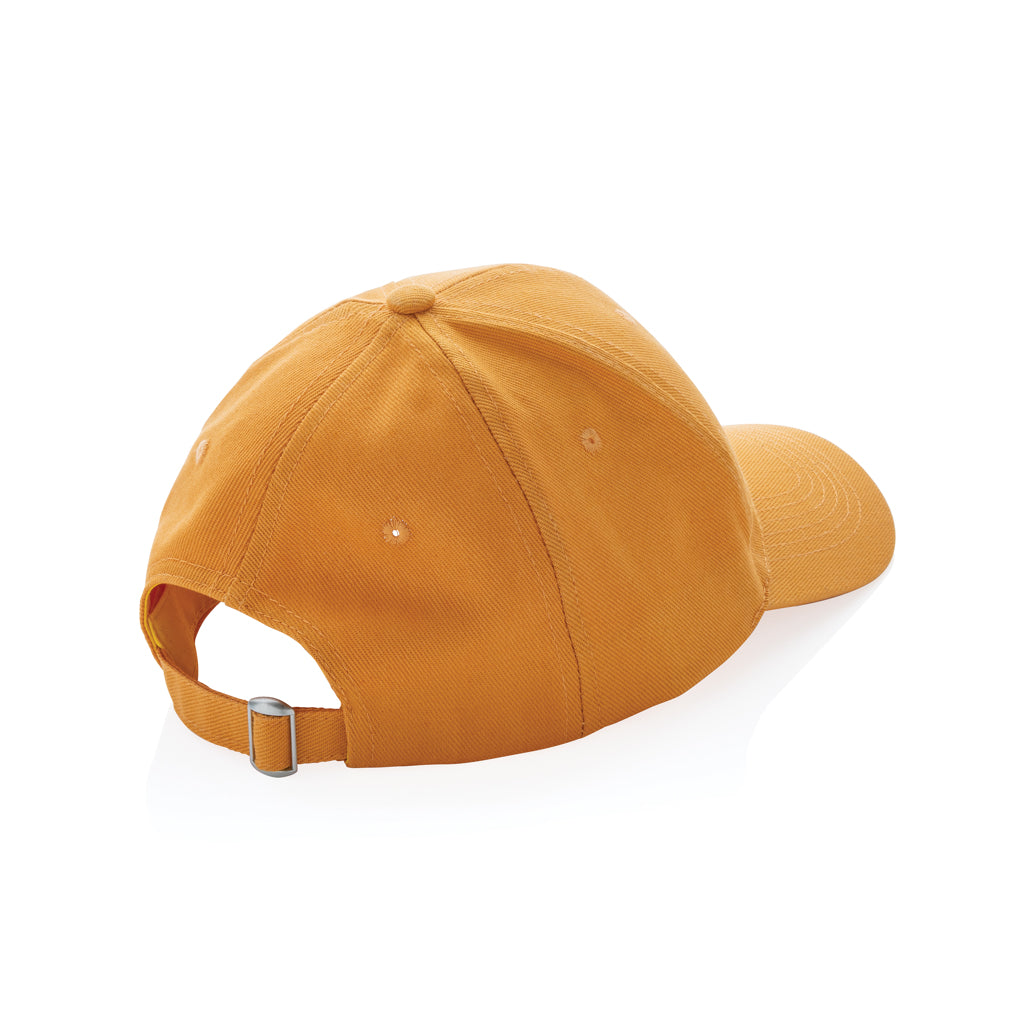 Impact 5 Panel Kappe aus 280gr rCotton mit AWARE™ Tracer – sundial orange