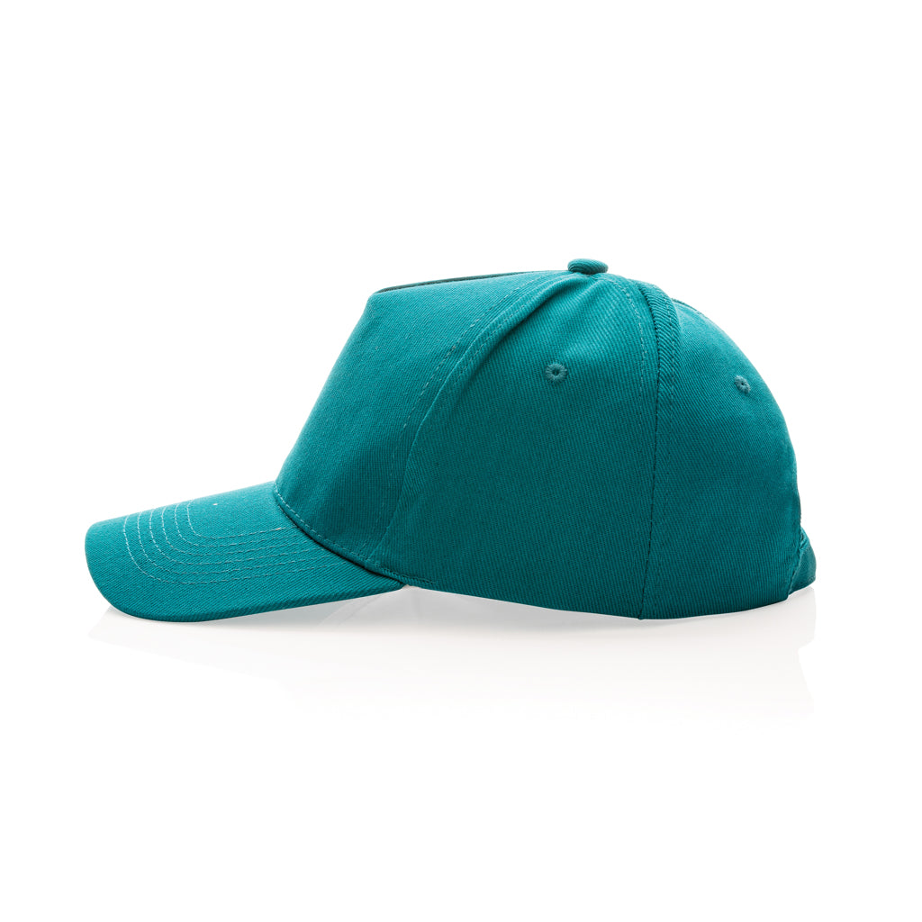 Impact 5 Panel Kappe aus 280gr rCotton mit AWARE™ Tracer – verdigris