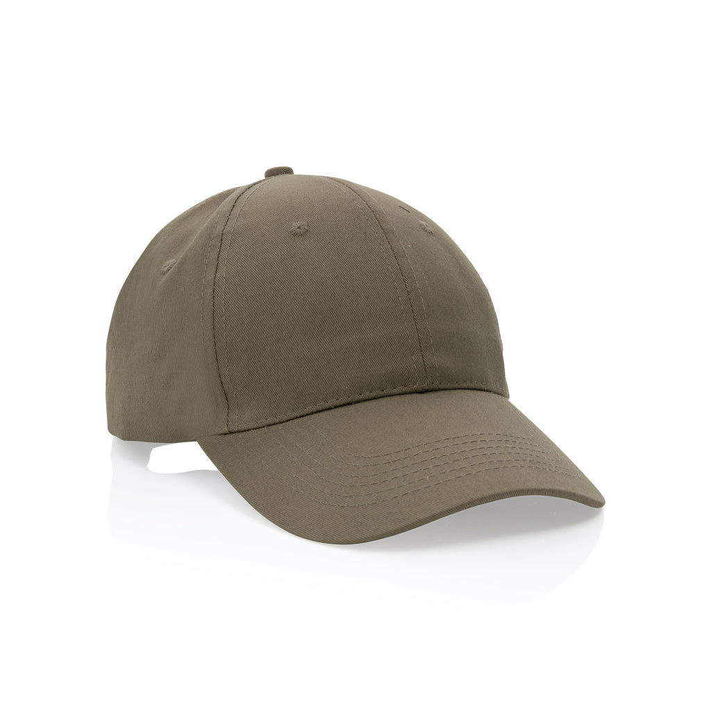 Impact 6 Panel Kappe aus 190gr rCotton mit AWARE™ Tracer – grün